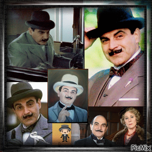 Hercule Poirot - Ilmainen animoitu GIF