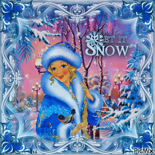 Let It Snow! - Nemokamas animacinis gif