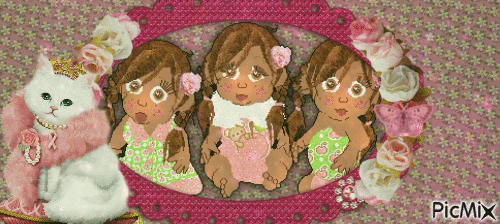 Little Ladies - Free animated GIF