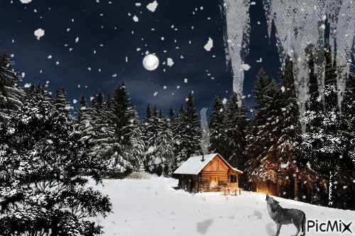 Aullidos de nieve - Free animated GIF