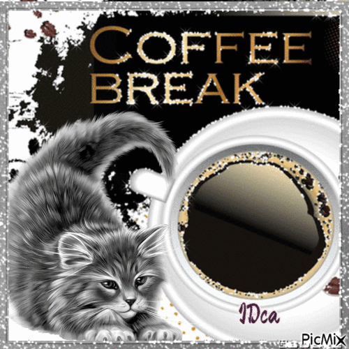 Coffee break   chat - Darmowy animowany GIF