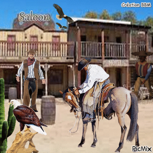 Cowboy par BBM - Zdarma animovaný GIF