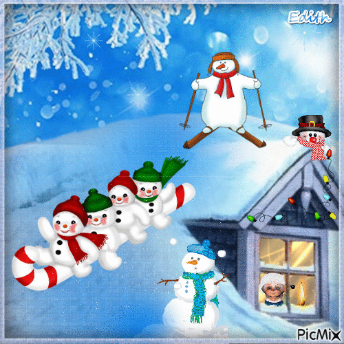 hóemberek - Ingyenes animált GIF