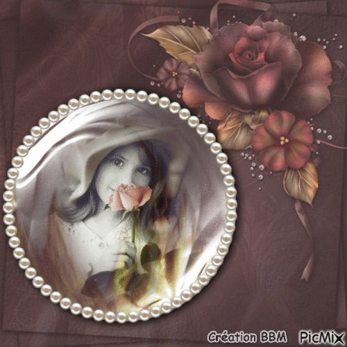 Portrait fillette par BBM - Besplatni animirani GIF