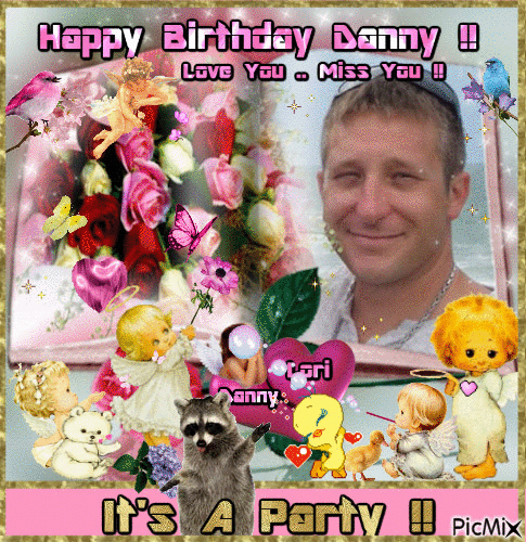 Danny's Birthday - GIF animado grátis