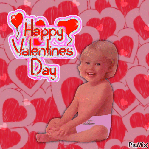 Valentine’s baby - Безплатен анимиран GIF