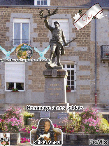 Hommage a nos soldats. - Darmowy animowany GIF