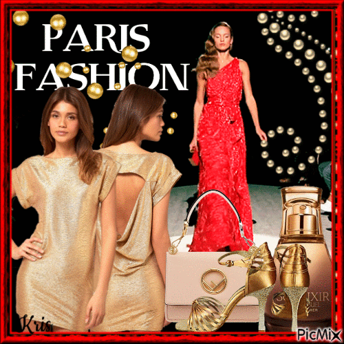 Paris Fashion - GIF เคลื่อนไหวฟรี