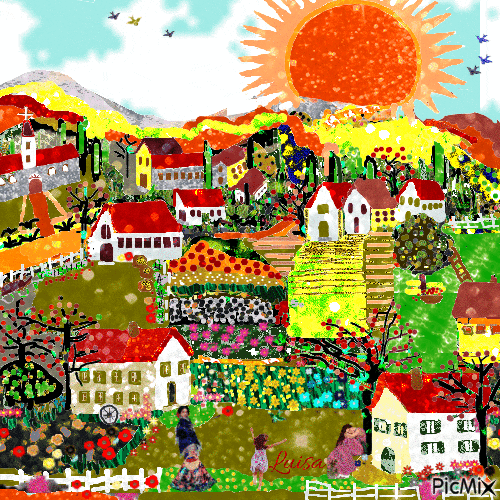 Borgo rurale - Ingyenes animált GIF