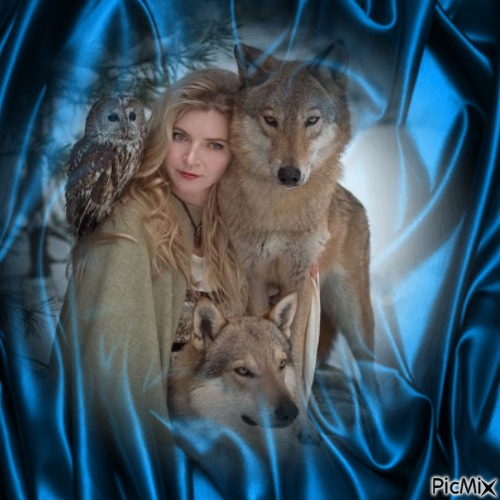 La Femme et les Loups - ücretsiz png