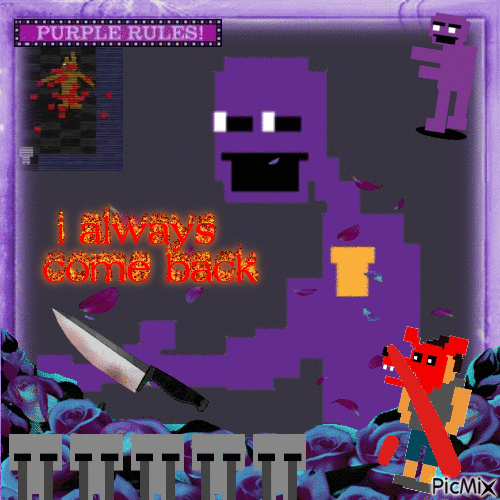 purple guy - Gratis animerad GIF