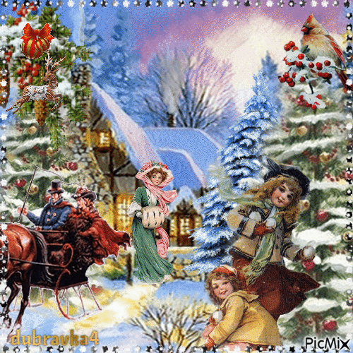 Navidad vintage!   12/11/21 - Free animated GIF