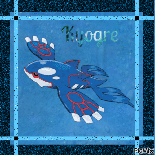Kyogre - GIF animado grátis