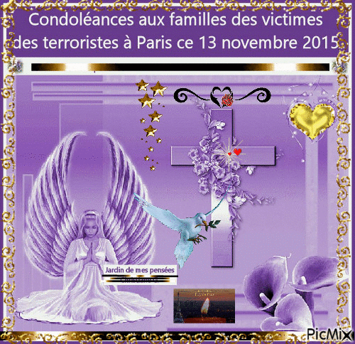 Condoléances - Bezmaksas animēts GIF