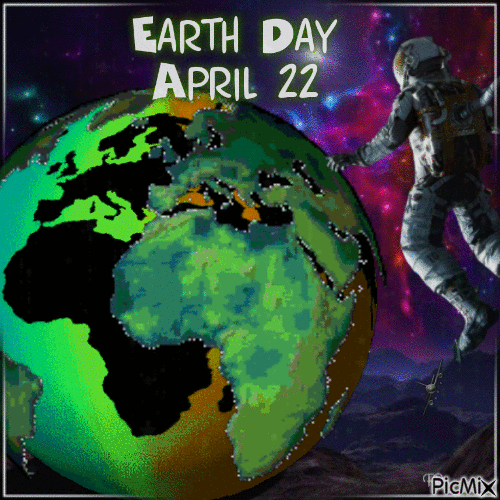 Earth Day - GIF animé gratuit