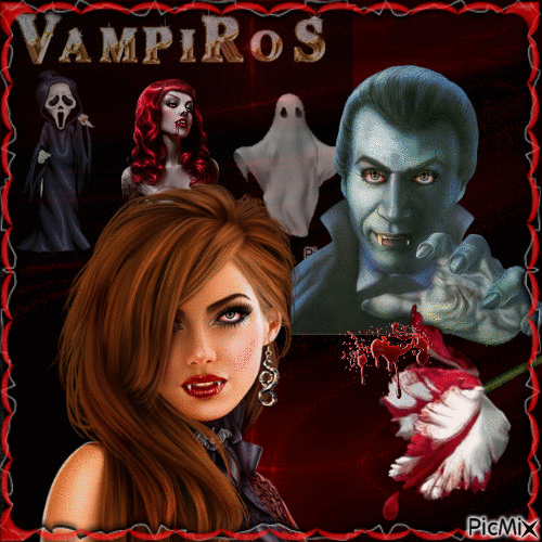 Vampiro - GIF animado grátis