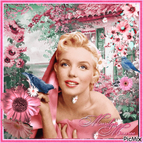 Marilyn's Garden - GIF animasi gratis