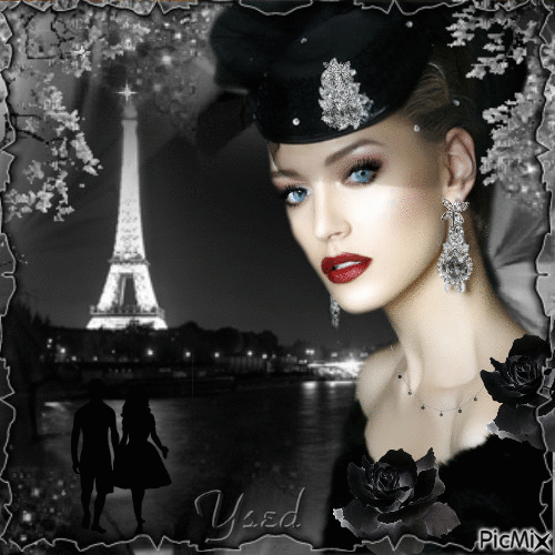 Paris... - Animovaný GIF zadarmo