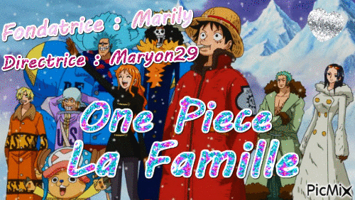 One piece la famille - GIF animate gratis
