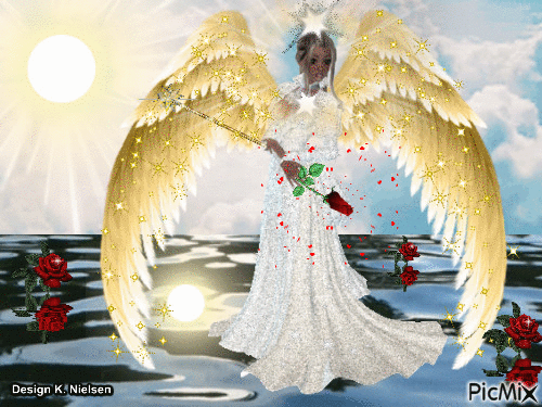 Solaria - sunangel in high level and Angel of God - GIF animate gratis