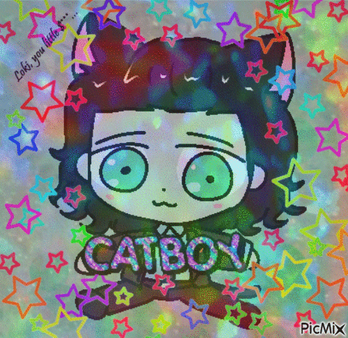 Catboy Loki - Gratis animeret GIF
