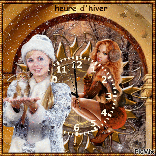 heure d'hiver - Free animated GIF