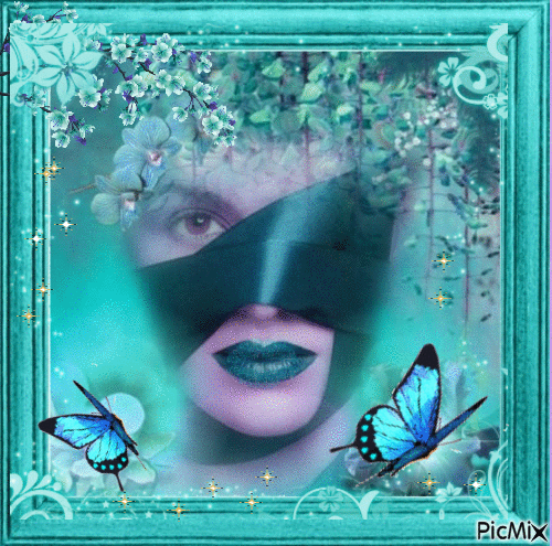 Butterfly girl - Besplatni animirani GIF