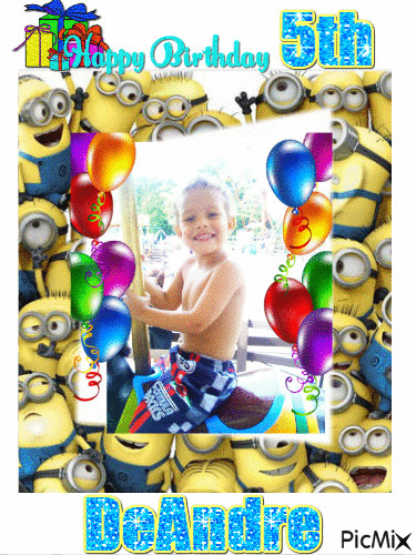 DeAndres 5th Birthday - Free animated GIF