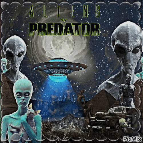 Les Aliens ont atterri - Безплатен анимиран GIF