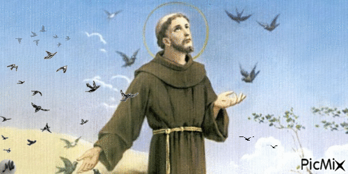 Francisco de Asís - GIF animado grátis