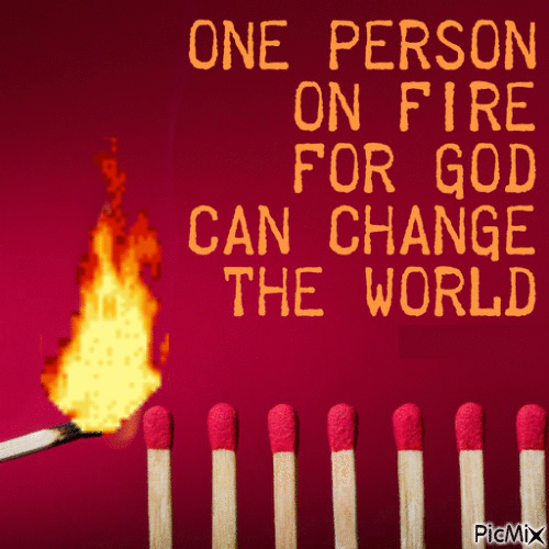 on fire for God - GIF animasi gratis