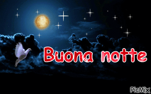 Buona notte - Δωρεάν κινούμενο GIF