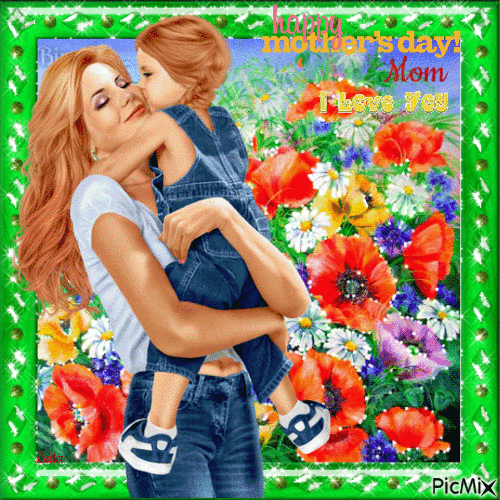 Happy Mothers Day, Mom. I love you - Δωρεάν κινούμενο GIF