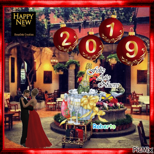 Feliz Año  nuevo - Darmowy animowany GIF