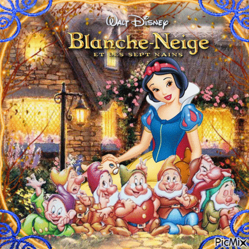 Blanche neige et les 7 nains . Concours - 無料のアニメーション GIF