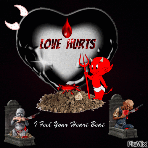 LOVE  HURTS - Animovaný GIF zadarmo