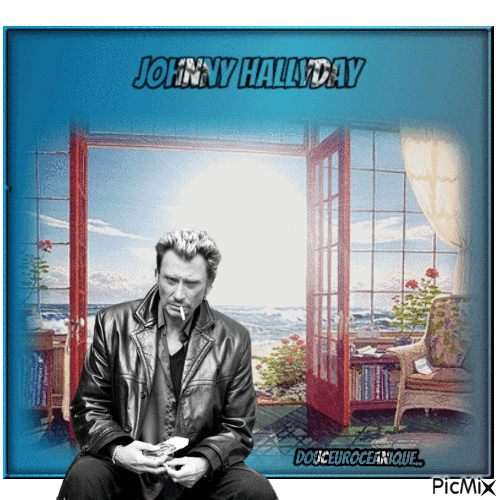 Mon idole Johnny Hallyday - GIF animé gratuit