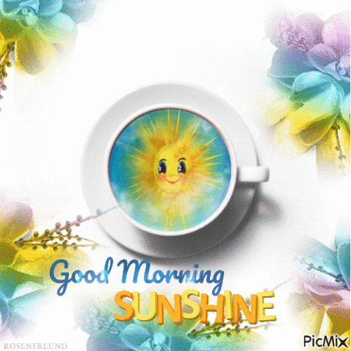 Good Morning Sunshine - Безплатен анимиран GIF
