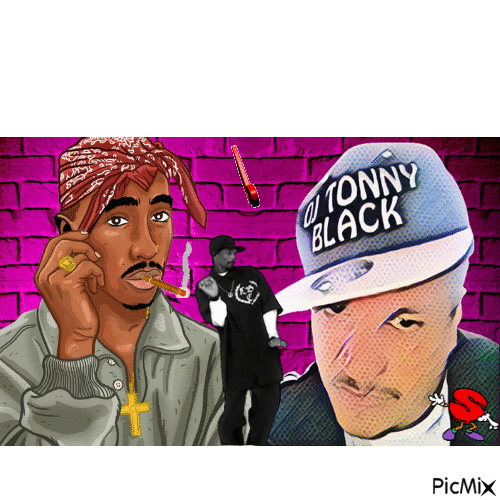2 Pac & Tonny - 無料のアニメーション GIF