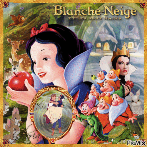 Blanche-Neige - GIF animado grátis