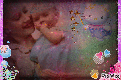 Mother and Child - Ingyenes animált GIF