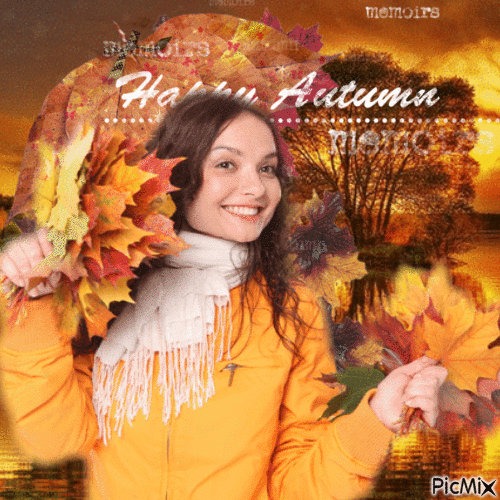 Happy Autumn - GIF animate gratis