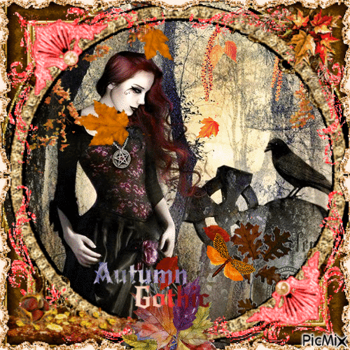Autumn Gothic - Nemokamas animacinis gif