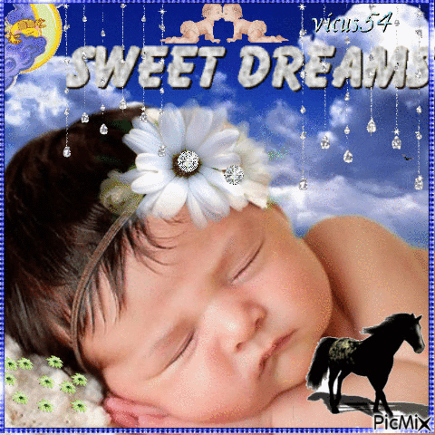 sweet dreams - GIF animado grátis