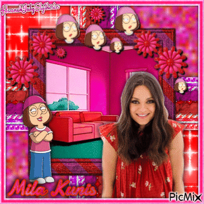 [♥]Mila Kunis as Meg[♥] - Бесплатный анимированный гифка