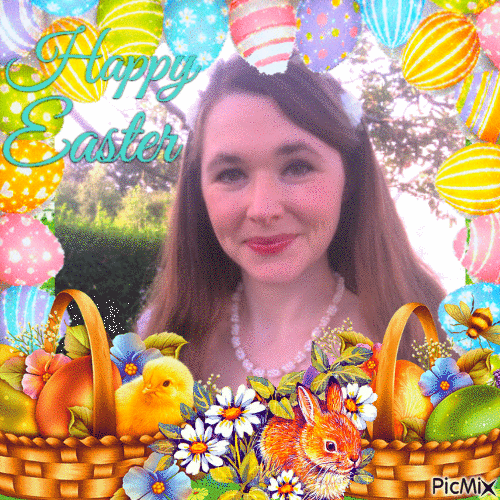 Easter Self Portrait - Besplatni animirani GIF