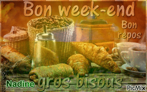 bon week -end - Darmowy animowany GIF