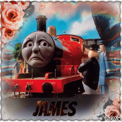 James - Thomas & Friends - GIF animé gratuit
