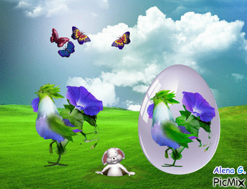 Velikonoce - Zdarma animovaný GIF