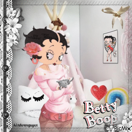 Betty Boop - Nemokamas animacinis gif
